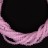 Бусина стеклянная Рондель 3,5х2,5мм, цвет розовый/имитация нефрита, прозрачная, 501-089, 20шт - Бусина стеклянная Рондель 3,5х2,5мм, цвет розовый/имитация нефрита, прозрачная, 501-089, 20шт