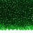Бисер японский TOHO круглый 11/0 #0007B зеленая трава, прозрачный, 10 грамм - Бисер японский TOHO круглый 11/0 #0007B зеленая трава, прозрачный, 10 грамм