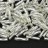 Бисер японский Miyuki Twisted Bugle 2,7х12мм #0001 хрусталь, серебряная линия внутри, 1 упаковка (около 13 грамм) - Бисер японский Miyuki Twisted Bugle 2,7х12мм #0001 хрусталь, серебряная линия внутри, 1 упаковка (около 13 грамм)