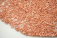 Бисер чешский PRECIOSA Фарфаль 2х4мм, 26399 персиковый, непрозрачный 50г