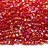 Бисер чешский PRECIOSA Богемский граненый, рубка 9/0 91070 красный радужный, около 10 грамм - Бисер чешский PRECIOSA Богемский граненый, рубка 9/0 91070 красный радужный, около 10 грамм