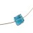 Бусина куб Swarovski 5601 #263 8мм Light Turquoise, 5601-8-263, 1шт - Бусина куб Swarovski 5601 #263 8мм Light Turquoise, 5601-8-263, 1шт