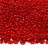 Бисер чешский PRECIOSA Фарфаль 2х4мм, 90070 красный прозрачный, 50г - Бисер чешский PRECIOSA Фарфаль 2х4мм, 90070 красный прозрачный, 50г