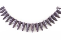 Чешские бусины Villa beads 6х13мм, отверстие 0,8мм, цвет 02010-15435 White Alabaster, Terracota Copper, 700-011,около 10г(около 22шт)