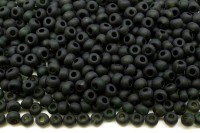 Бисер чешский PRECIOSA круглый 10/0 50290/1 матовый болотный прозрачный, 5 грамм