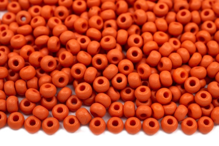 Бисер чешский PRECIOSA круглый 8/0 22m04 матовый коралловый, PermaLux, 50г Бисер чешский PRECIOSA круглый 8/0 22m04 матовый коралловый, PermaLux, 50г