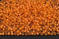 Бисер японский TOHO круглый 11/0 #0950F нарцисс/апельсин матовый, окрашенный изнутри, 10 грамм