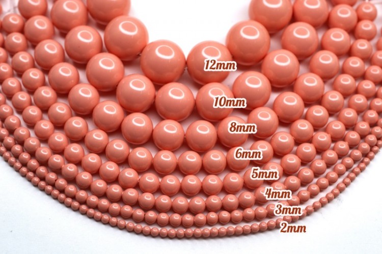 Pink coral beads deals