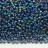 Бисер японский MIYUKI круглый 11/0 #2459 голубой, радужный глянцевый прозрачный, 10 грамм - Бисер японский MIYUKI круглый 11/0 #2459 голубой, радужный глянцевый прозрачный, 10 грамм