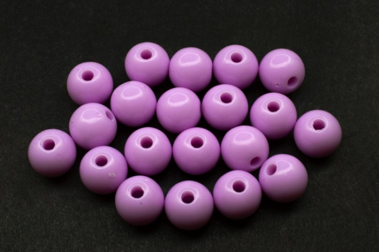 ОПТ Бусины акриловые круглые 8мм, отверстие 2мм, цвет фиолетовый, 529-053, 500 грамм ОПТ Бусины акриловые круглые 8мм, отверстие 2мм, цвет фиолетовый, 529-053, 500 грамм