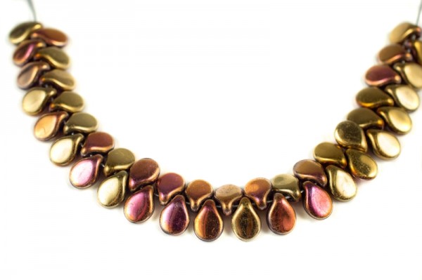 Купить Бусины Pip beads 5х7мм, цвет 00030/98544 California Pink, 701-007, 5 грамм (~36 шт)