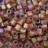 Бисер японский TOHO Cube кубический 4мм #0177F дымчатый топаз матовый, радужный прозрачный, 5 грамм - Бисер японский TOHO Cube кубический 4мм #0177F дымчатый топаз матовый, радужный прозрачный, 5 грамм
