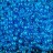 Бисер чешский PRECIOSA круглый 6/0 60150 голубой прозрачный, квадратное отверстие,50г - Бисер чешский PRECIOSA круглый 6/0 60150 голубой прозрачный, квадратное отверстие,50г