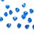 Бусины биконусы хрустальные 3мм, цвет CAPRI BLUE, 745-035, 20шт - Бусины биконусы хрустальные 3мм, цвет CAPRI BLUE, 745-035, 20шт