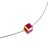 Бусина куб Swarovski 5601 #227 SHIMB 4мм Light Siam Shimmer B, 5601-4-227-963, 1шт - Бусина куб Swarovski 5601 #227 SHIMB 4мм Light Siam Shimmer B, 5601-4-227-963, 1шт