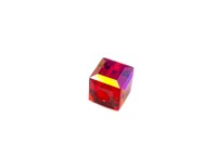 Бусина куб Swarovski 5601 #227 SHIMB 4мм Light Siam Shimmer B, 5601-4-227-963, 1шт
