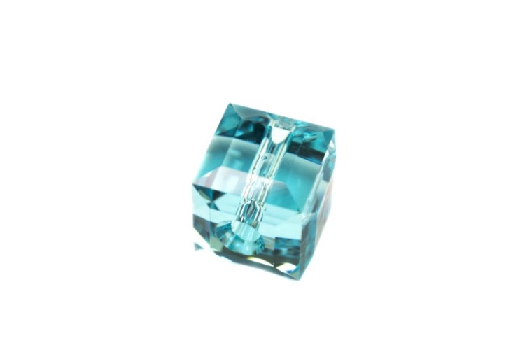 Бусина куб Swarovski 5601 #263 6мм Light Turquoise, 5601-6-263, 1шт Бусина куб Swarovski 5601 #263 6мм Light Turquoise, 5601-6-263, 1шт