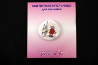 Игольница магнитная Мышка в Париже 25х3мм, Hobby&Pro, ИГ-16, 1шт