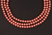 Жемчуг Preciosa, цвет 70582 матовый коралловый, 3мм, 10шт