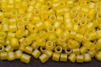 Бисер японский MIYUKI Delica цилиндр 8/0 DBL-0854 светло-желтый, матовый радужный прозрачный, 5 грамм