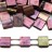 Бисер японский MIYUKI TILA #55115 Black Capri Rose Full Matted, матовый непрозрачный, 5 грамм - Бисер японский MIYUKI TILA #55115 Black Capri Rose Full Matted, матовый непрозрачный, 5 грамм