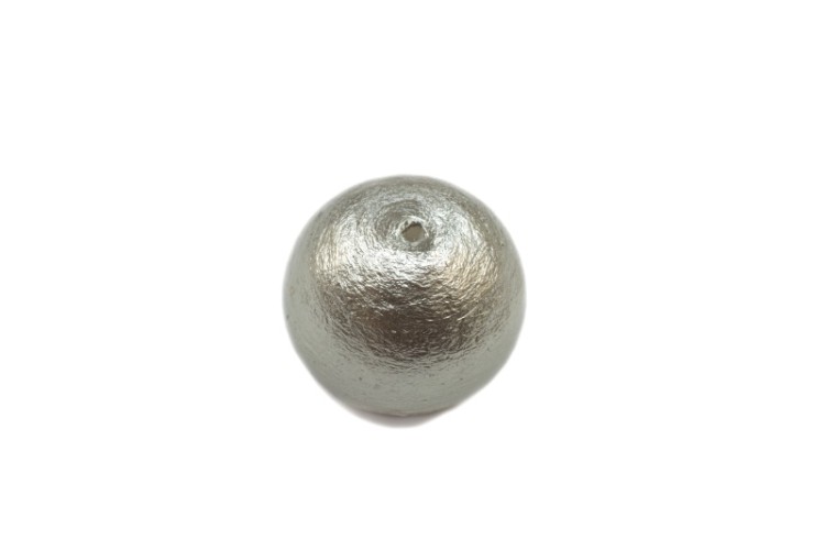 Хлопковый жемчуг Miyuki Cotton Pearl 14мм, цвет Gray, 744-048, 1шт Хлопковый жемчуг Miyuki Cotton Pearl 14мм, цвет Gray, 744-048, 1шт
