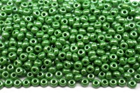 Бисер чешский PRECIOSA круглый 10/0 58250 зеленый непрозрачный блестящий, 5 грамм