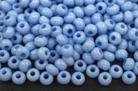 Бисер чешский PRECIOSA круглый 6/0 03132 голубой непрозрачный, 50г