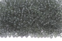 Бисер японский TOHO круглый 11/0 #0009F светло-серый, матовый прозрачный, 10 грамм