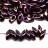 Бисер японский MIYUKI Long Magatama #0460 темная малина, металлизированный, 10 грамм - Бисер японский MIYUKI Long Magatama #0460 темная малина, металлизированный, 10 грамм