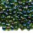 Бисер MIYUKI Drops 3,4мм #0288 оливковый, радужный прозрачный, 10 грамм - Бисер MIYUKI Drops 3,4мм #0288 оливковый, радужный прозрачный, 10 грамм