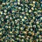 Бисер японский TOHO круглый 8/0 #0995 морская вода радужный, золотая линия внутри, 10 грамм - Бисер японский TOHO круглый 8/0 #0995 морская вода радужный, золотая линия внутри, 10 грамм