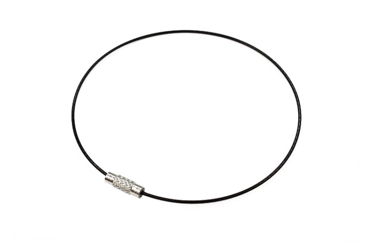 Основа для браслета 21см, диаметр 75мм, толщина 1мм, цвет черный, замок винт, сталь, 16-029, 1шт Основа для браслета 21см, диаметр 75мм, толщина 1мм, цвет черный, замок винт, сталь, 16-029, 1шт