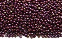 Бисер чешский PRECIOSA круглый 10/0 94300 бордово-коричневый непрозрачный радужный, 2 сорт, 50г