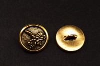 Пуговица TierraCast Стрекоза 17мм, отверстие 2,2мм, цвет античное золото, 94-6573-26, 1шт