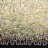 Бисер японский MIYUKI круглый 11/0 #2442 слоновая кость, радужный прозрачный, 10 грамм - Бисер японский MIYUKI круглый 11/0 #2442 слоновая кость, радужный прозрачный, 10 грамм