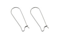 Швензы 33х12,5х0,5мм, цвет стальной, хирургическая сталь, 21-024, 1 пара