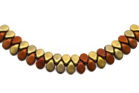 Бусины Pip beads 5х7мм, цвет 00030/98842 Matt California Gold Rush, 701-011, 5г (около 36шт)