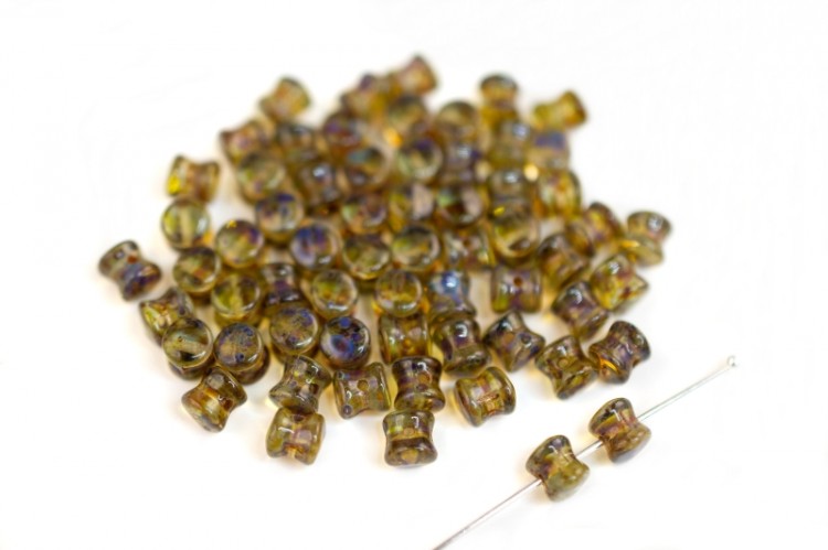 Бусины Pellet beads 6х4мм, отверстие 0,5мм, цвет 30020/86800 светлый сапфир, травертин, 732-012, 10г (около 60шт) Бусины Pellet beads 6х4мм, отверстие 0,5мм, цвет 30020/86800 светлый сапфир, травертин, 732-012, 10г (около 60шт)