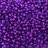 Бисер Гонконг 10/0 2,3мм цвет 210 фиолетовый прозрачный, сиреневая линия внутри, около 95г - Бисер Гонконг 10/0 2,3мм цвет 210 фиолетовый прозрачный, сиреневая линия внутри, около 95г