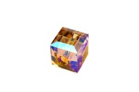 Бусина куб Swarovski 5601 #246 SHIMB 6мм Light Colorado Topaz Shimmer B, 5601-6-246-963, 1шт