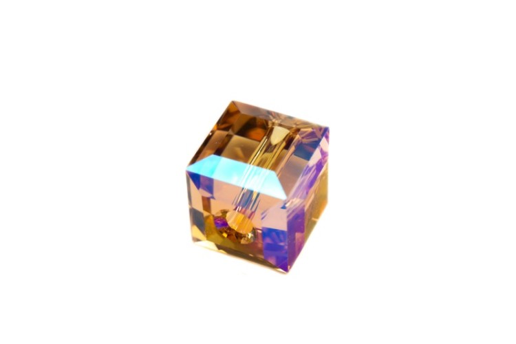Бусина куб Swarovski 5601 #246 SHIMB 6мм Light Colorado Topaz Shimmer B, 5601-6-246-963, 1шт Бусина куб Swarovski 5601 #246 SHIMB 6мм Light Colorado Topaz Shimmer B, 5601-6-246-963, 1шт