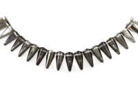 Бусины Villa beads 6х13мм, отверстие 0,8мм, цвет 00030/27401 Crystal, Chrom, 700-008,около 10г (около 23шт)