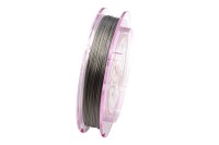 Ювелирный тросик SakuLux7 Flexy7, 0,45мм, 50м, цвет стальной, 1017-145