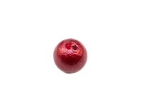 Хлопковый жемчуг Miyuki Cotton Pearl 10мм, цвет Red, 744-046, 1шт