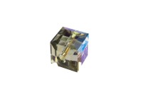 Бусина куб Swarovski 5601 #215 SHIMB 6мм Black Diamond Shimmer B, 5601-6-215-963, 1шт