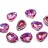 Кристалл Капля 14х10мм пришивной в оправе, цвет red zircon FL/платина, 43-227, 2шт - Кристалл Капля 14х10мм пришивной в оправе, цвет red zircon FL/платина, 43-227, 2шт