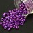 Бисер японский TOHO Magatama 3мм #0461 виноград, металлизированный золотом, 5 грамм - Бисер японский TOHO Magatama 3мм #0461 виноград, металлизированный золотом, 5 грамм