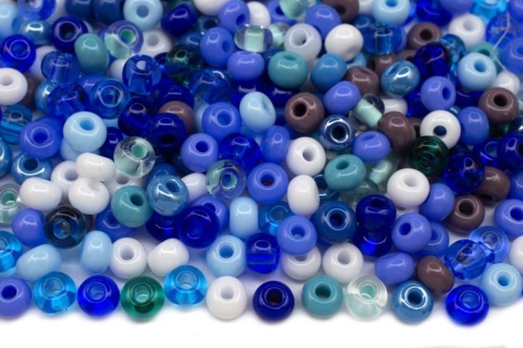 Бисер чешский PRECIOSA круглый 6/0 МИКС № 7 разноцветный, 50г Бисер чешский PRECIOSA круглый 6/0 МИКС № 7 разноцветный, 50г