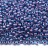 Бисер чешский PRECIOSA круглый 10/0 61018 голубой прозрачный, фиолетовая линия внутри, 1 сорт, 50г - Бисер чешский PRECIOSA круглый 10/0 61018 голубой прозрачный, фиолетовая линия внутри, 1 сорт, 50г